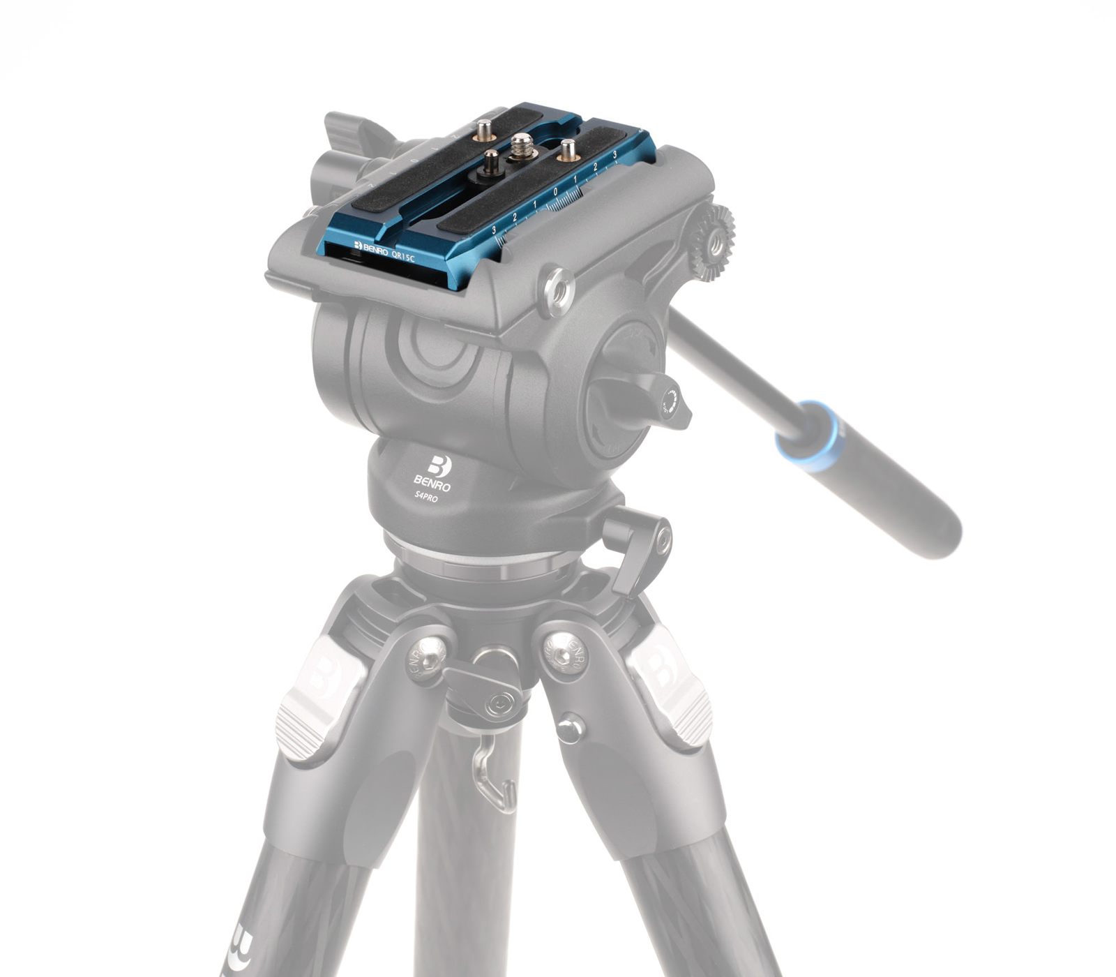 Быстросъемная площадка Benro QR15C для видеоштативов Benro и Manfrotto
