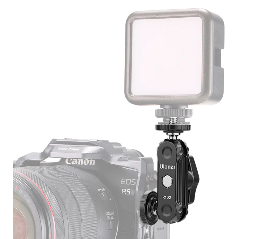 Шарнирный кронштейн Ulanzi R102, винты 1/4", длина 9 см
