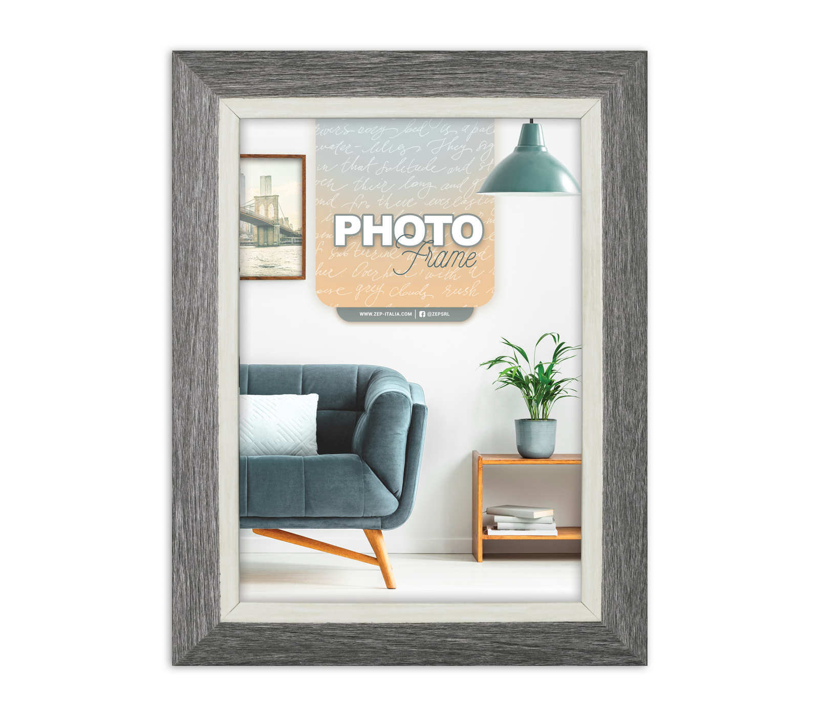 Фоторамка ZEP 13x18 см, NT575G ADLER GREY