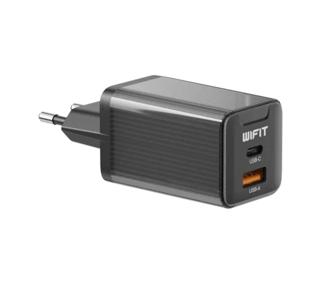 Сетевое зарядное устройство Wifit GC2 65W, GaN, USB A + Type-C, черный