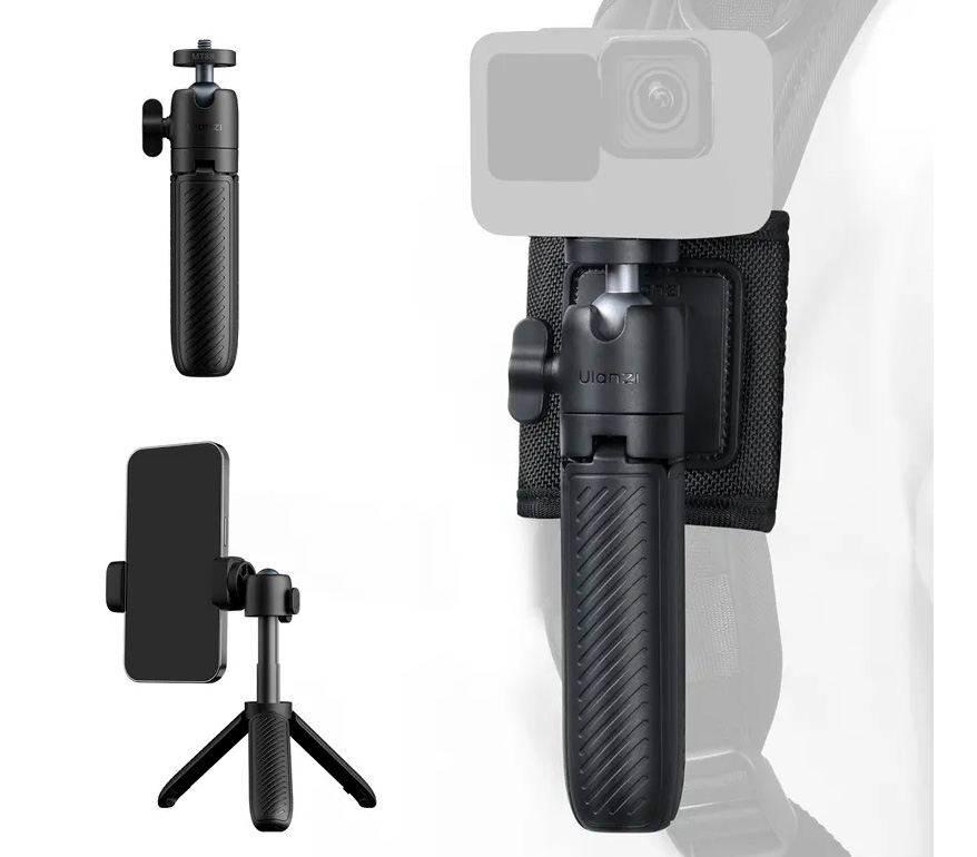 Штатив Ulanzi MT88 ClipMate Tripod, с креплением на лямку рюкзака (T136)