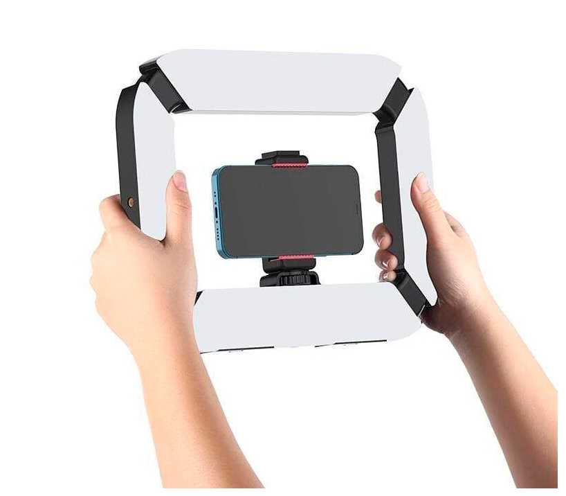 Осветитель кольцевой Ulanzi U200 Ring Light Video Rig, светодиодный, 2500K-8500K, 20 Вт