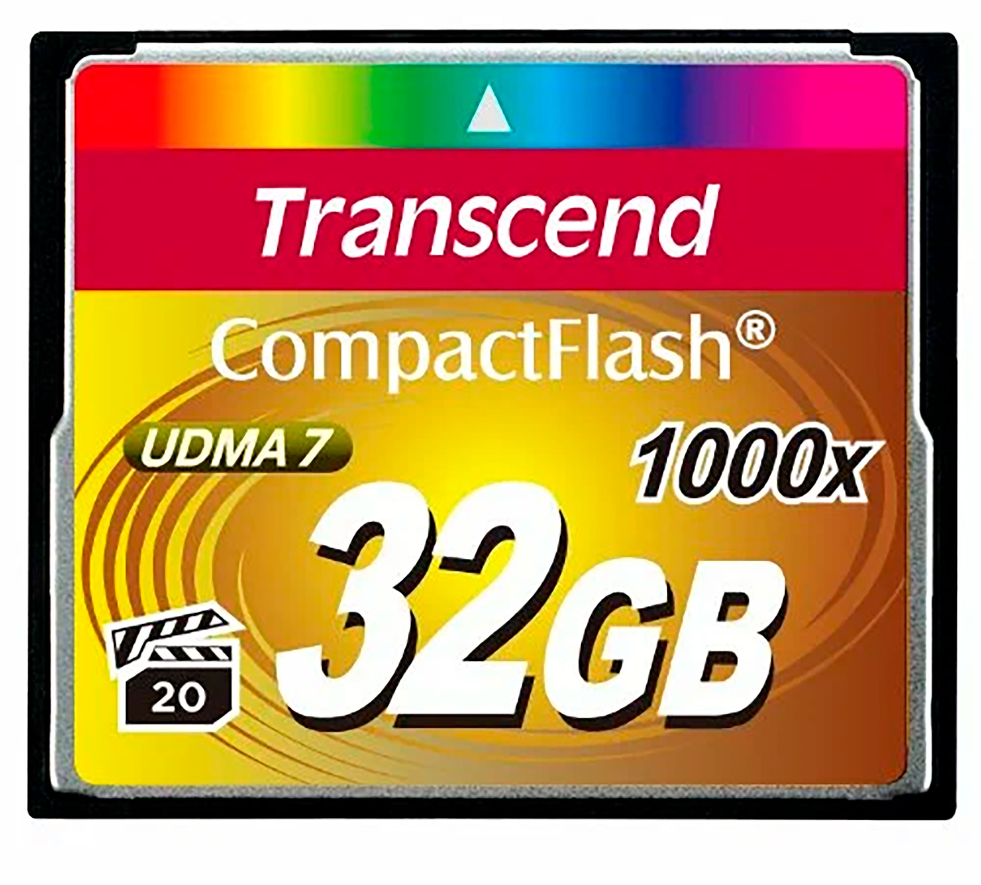 Карта памяти Transcend CompactFlash 32GB  1000x (TS32GCF1000)