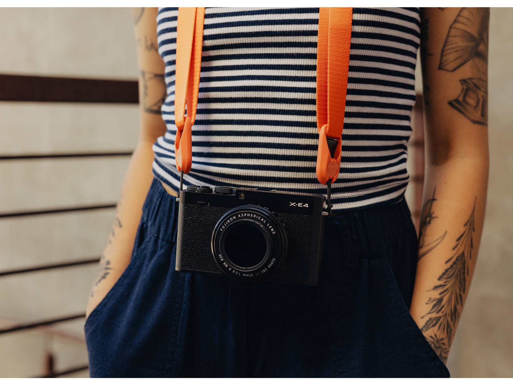 Ремень Peak Design Camera Strap Leash, цвет Ibis, оранжевый
