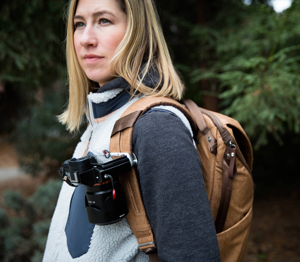 Крепление для камеры Peak Design Capture V3, без площадки, серебристое