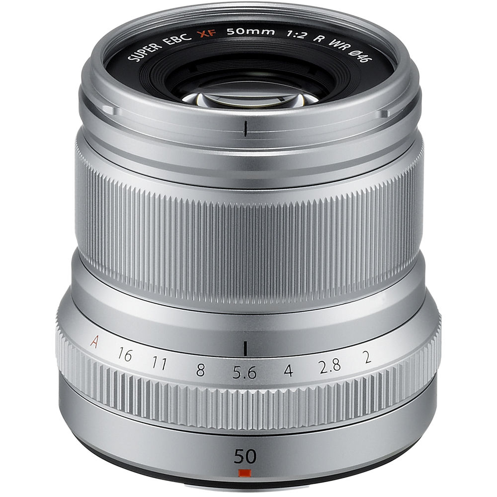 Объектив Fujifilm XF 50mm f/2 R WR серебристый