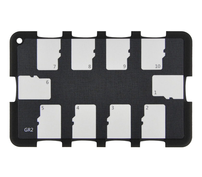 Кейс для карт памяти JJC MCH-MSD10GR, 10 MicroSD
