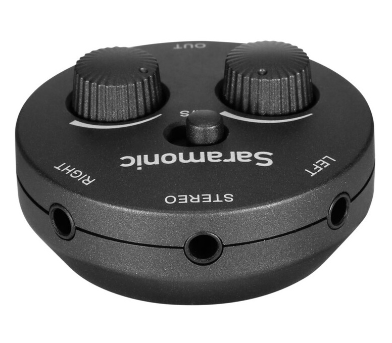 Аудиомикшер Saramonic AX1 двухканальный, 3.5 мм TRS / TRRS, пассивный