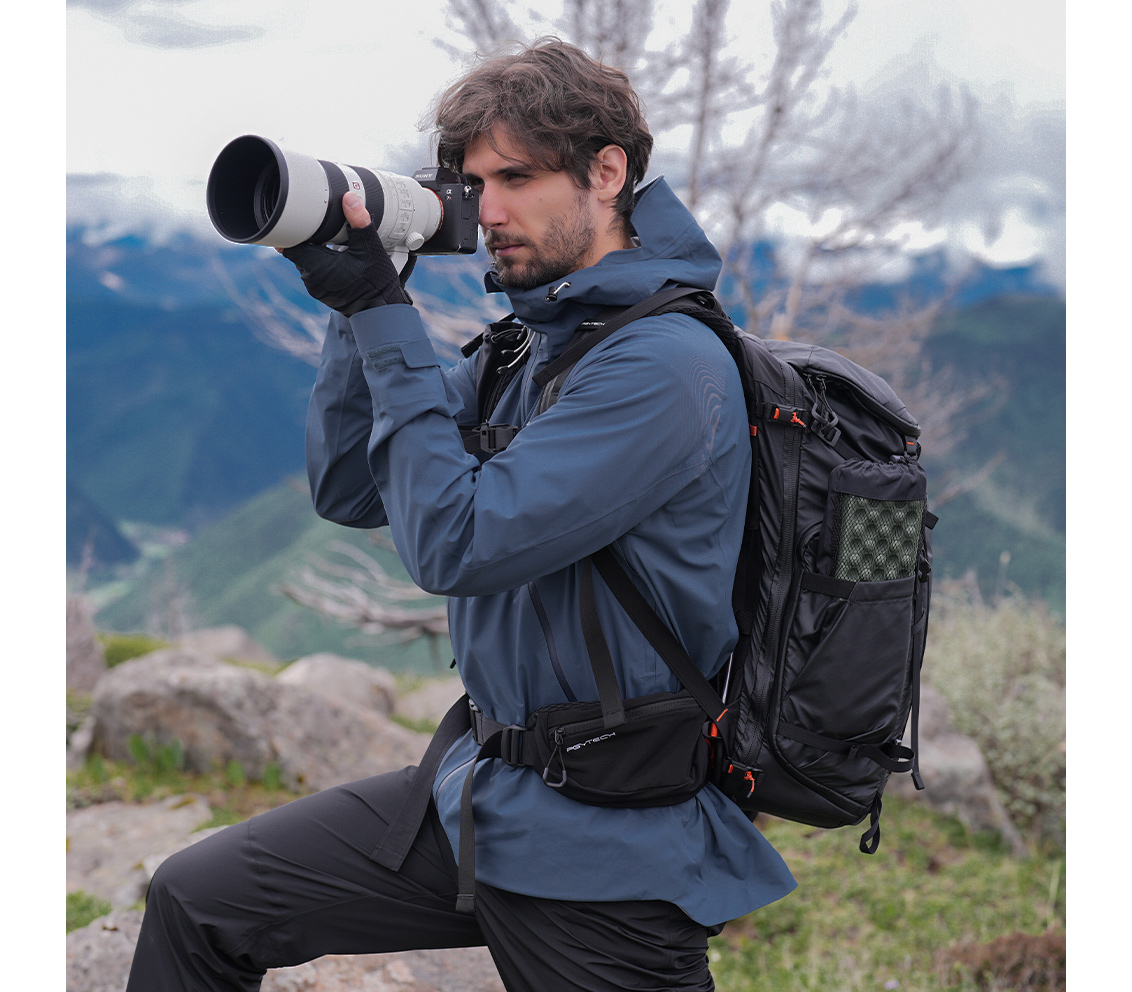 Рюкзак PGYTECH OnePro Flex 40L + Camera Insert M, цвет Space Black