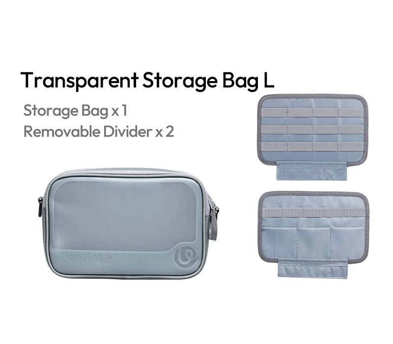 Сумка Ulanzi BP15 Transparent Storage Bag, размер L (2.6 л)