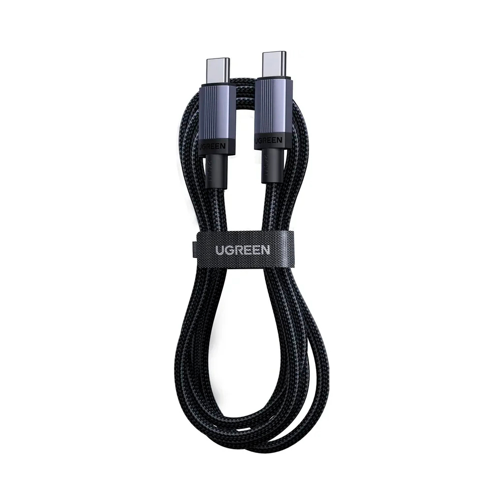 Кабель Ugreen L532, USB-C - USB-C, 240 Вт, 2 м, серый