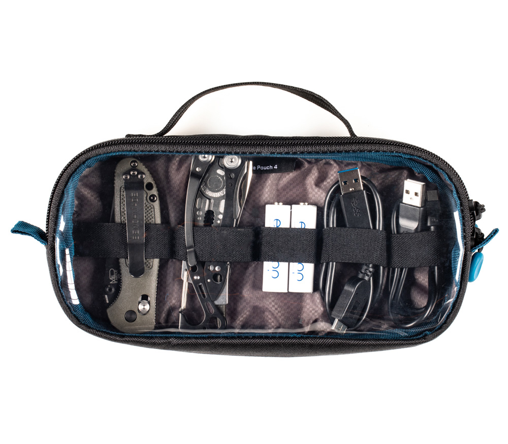 Чехол-органайзер Tenba Tools Cable Duo 4, синий