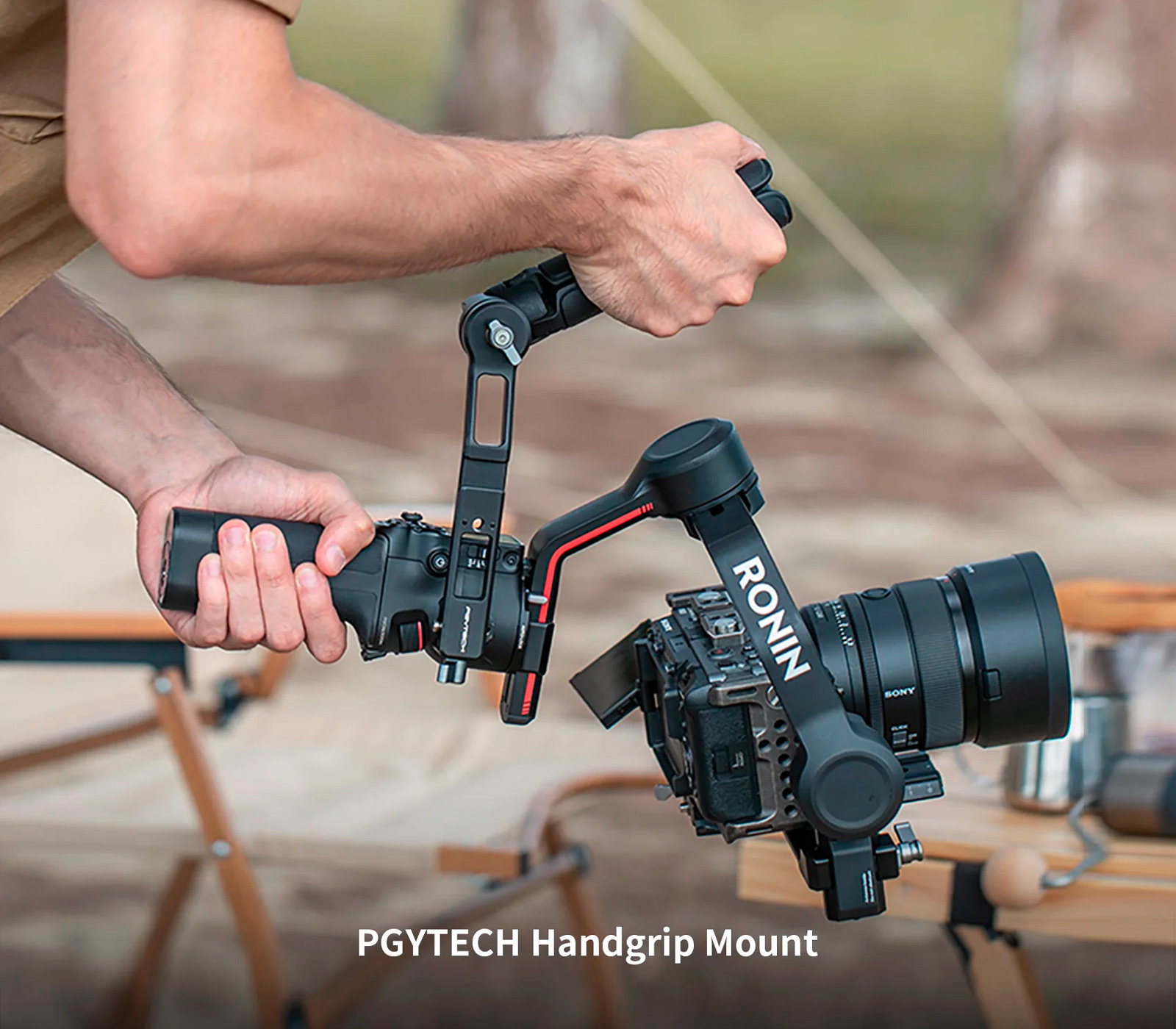 Ручка PGYTECH Handgrip Mount Регулируемая рукоятка для стабилизаторов DJI