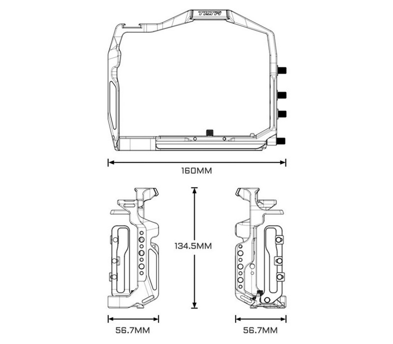 Клетка Tilta Camera Cage Pro Kit для Nikon Z8, титаново-серая