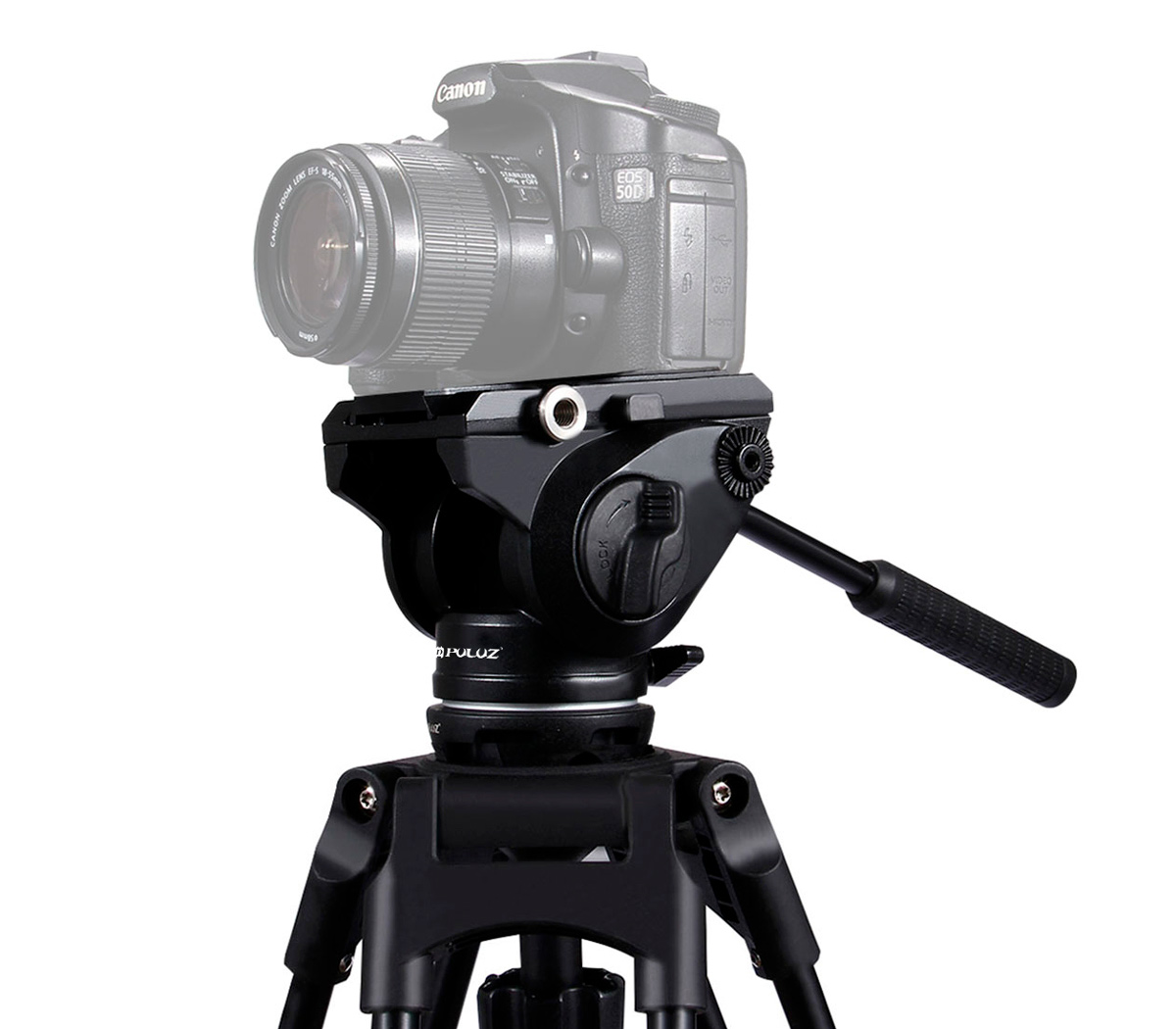 Штативная головка Puluz PU3501B Heavy Duty Video Fluid Head Large, до 10 кг