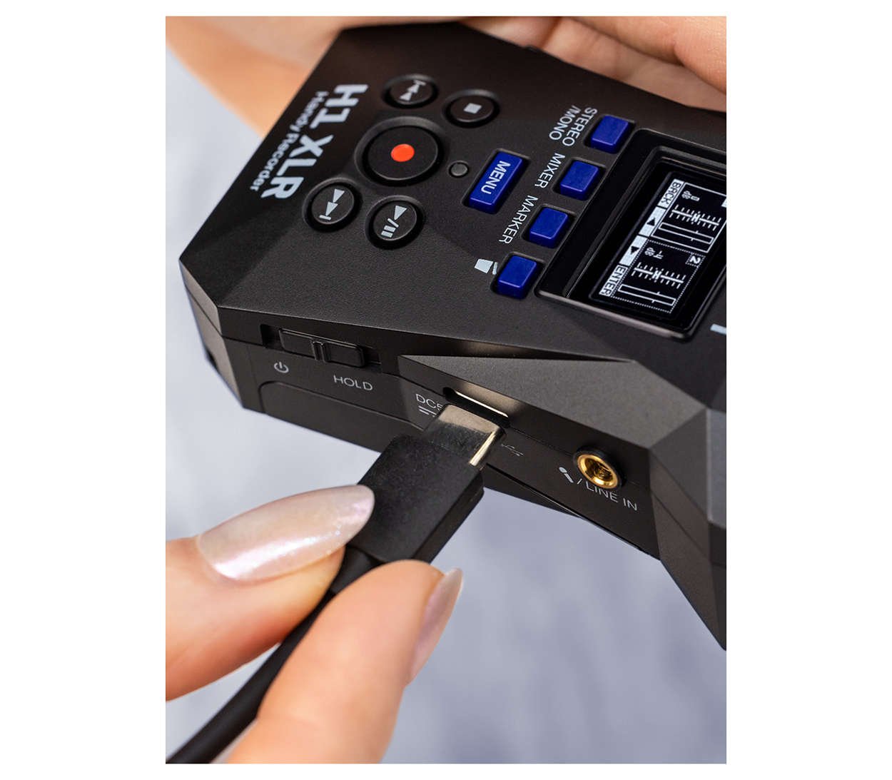 Портативный рекордер Zoom H1 XLR, 32 bit Float