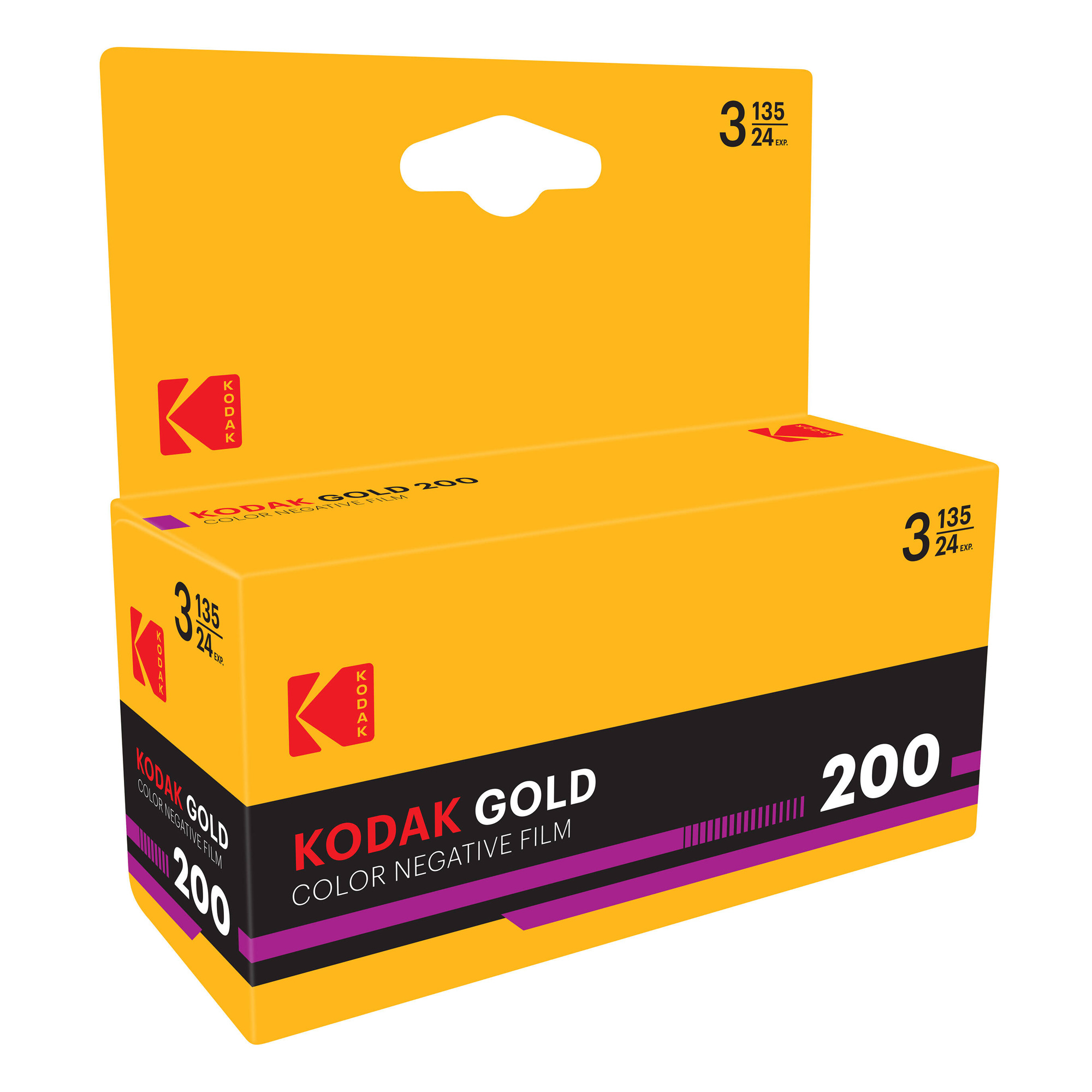 Фотопленка Kodak Eastman Gold 200 - 135, 24 кадра, 3 шт.