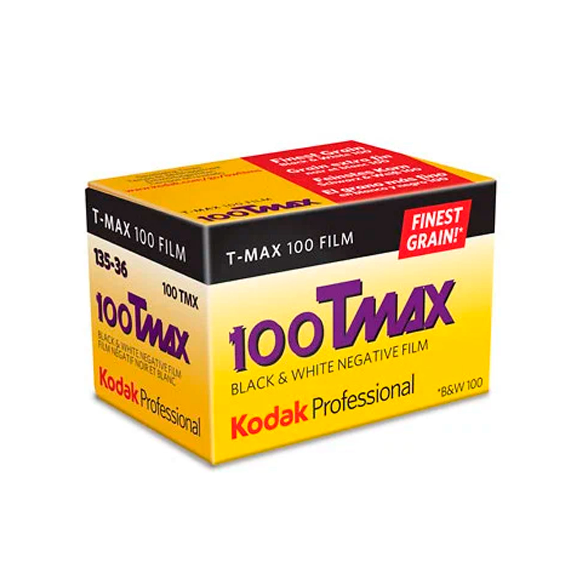 Фотопленка Kodak T-Max 100 ч/б, 135 формат, 36 кадров