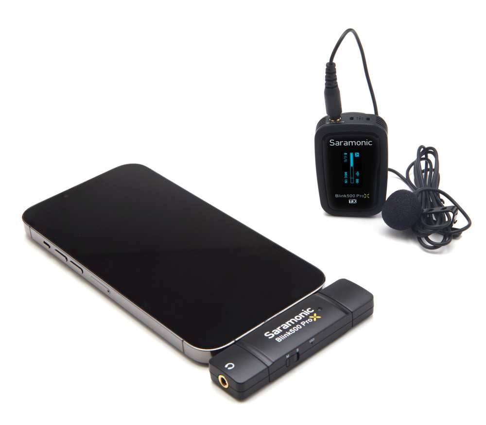 Беспроводная система Saramonic Blink500 ProX B3, TX+RXDI, 2.4 ГГц, Lightning