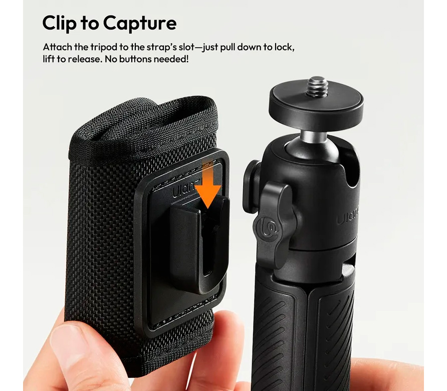 Штатив Ulanzi MT88 ClipMate Tripod, с креплением на лямку рюкзака (T136)