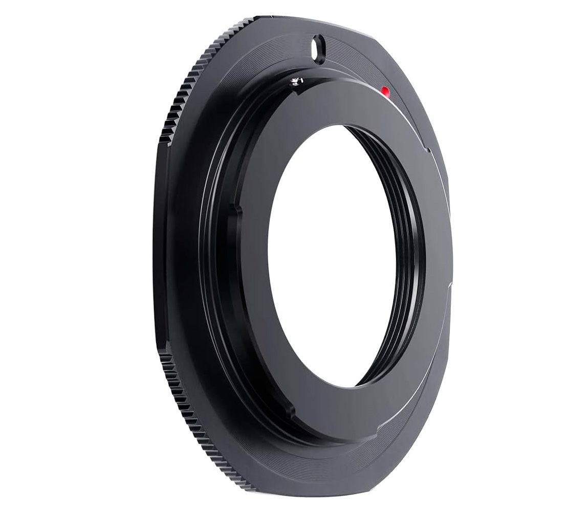 Переходное кольцо K&F Concept M42-EOS, для объективов M42 на камеры Canon EF/EF-S, черное