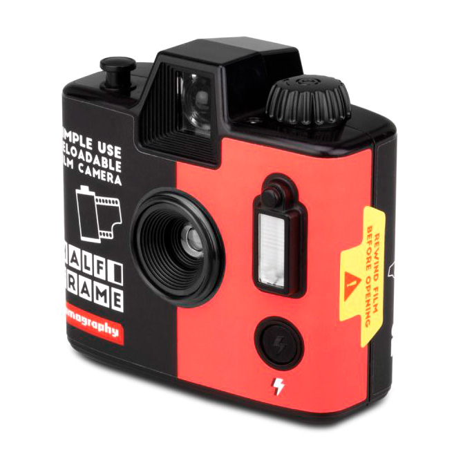 Фотоаппарат пленочный Lomography Half-Frame Simple Use Camera Black & White