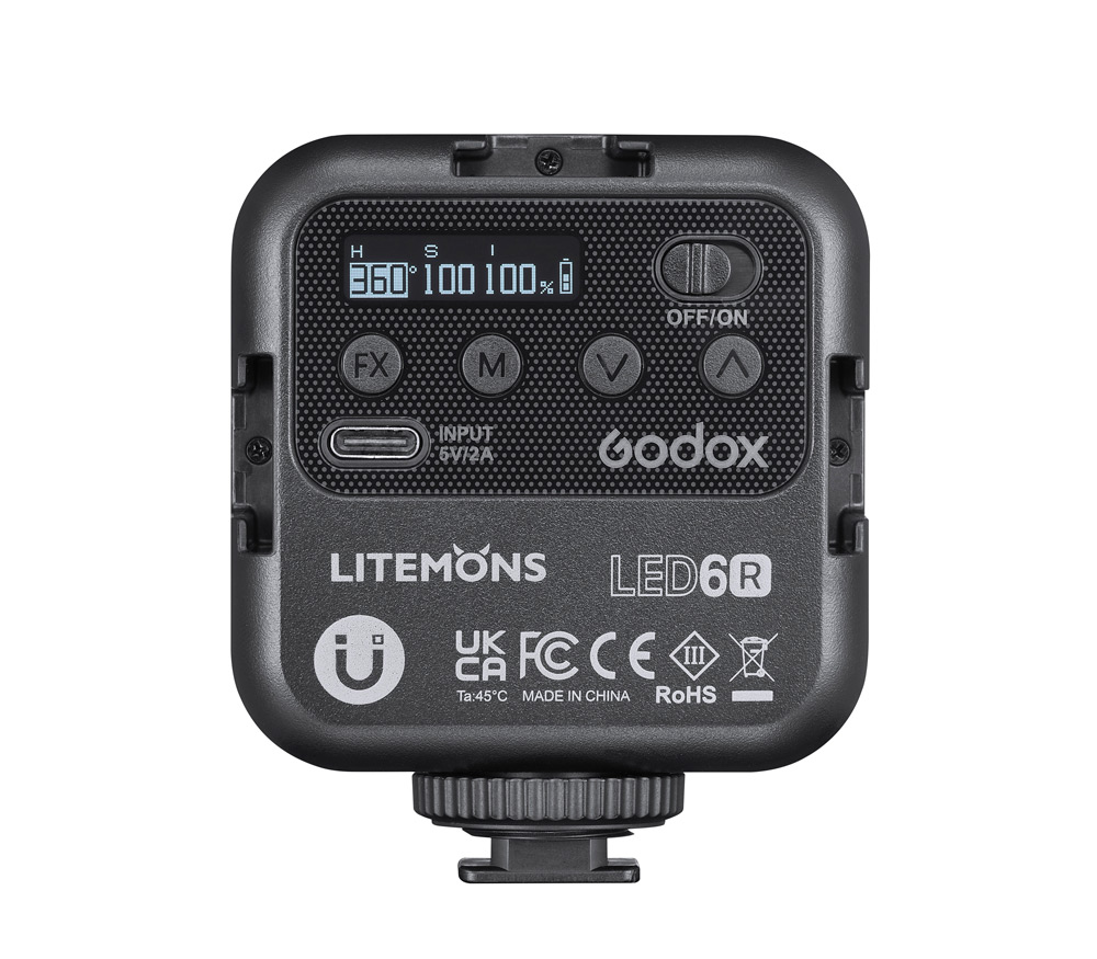 Осветитель Godox LITEMONS LED6R RGB, 6Вт, 3200K - 6500K, светодиодный