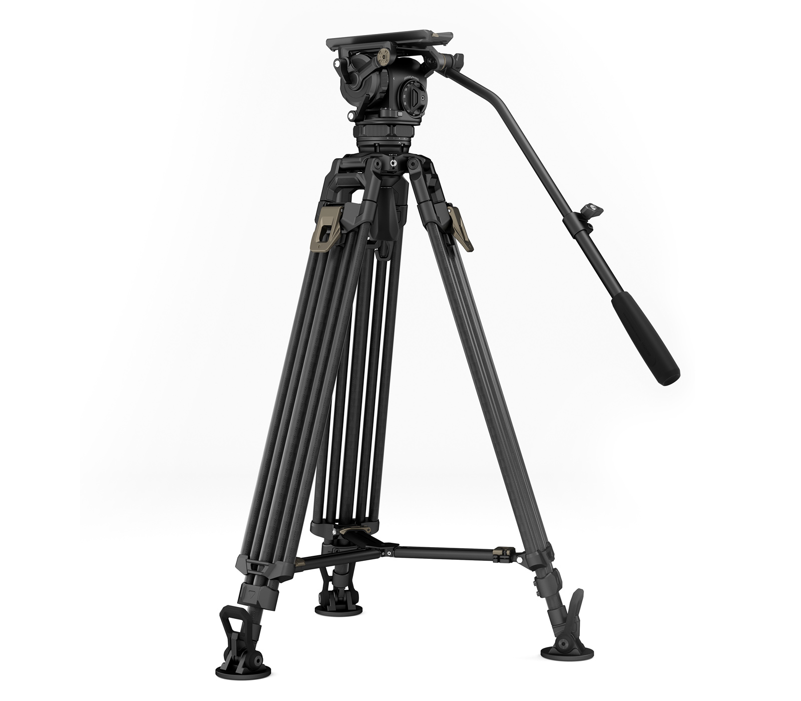 Штатив Tilta CT12 с головой Cine Fluid Head, до 12 кг, карбоновый