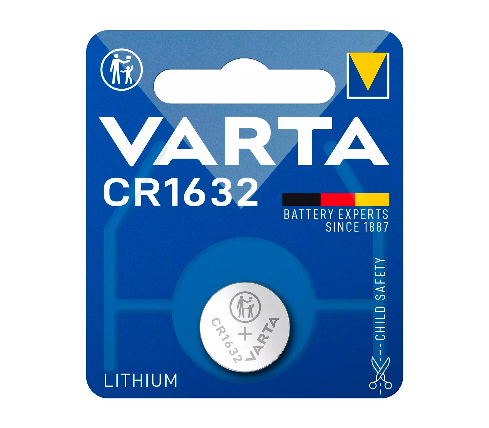 Батарейка Varta CR1632 Lithium 3V, 1 шт.