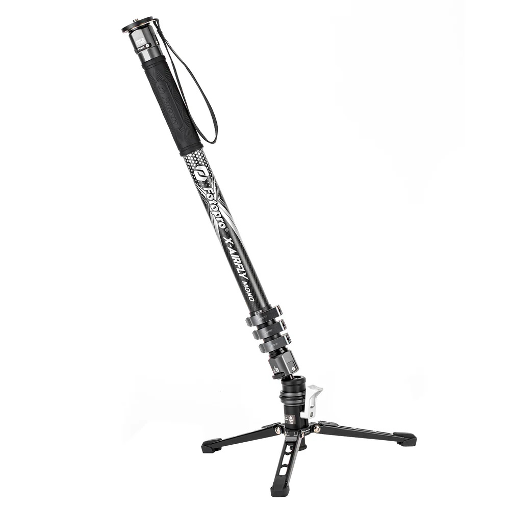 Монопод Fotopro X-Airfly Mono Gray, карбоновый, до 10 кг