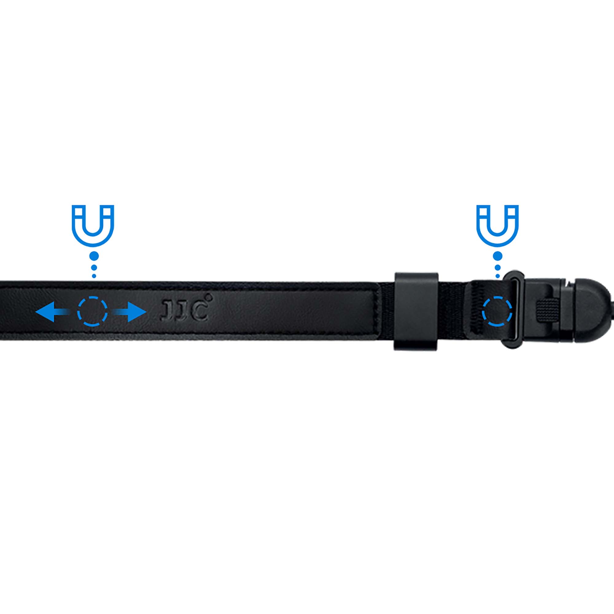 Ремень кистевой JJC WS-1 BLUE для беззеркальных, зеркальных и компактных камер, синий