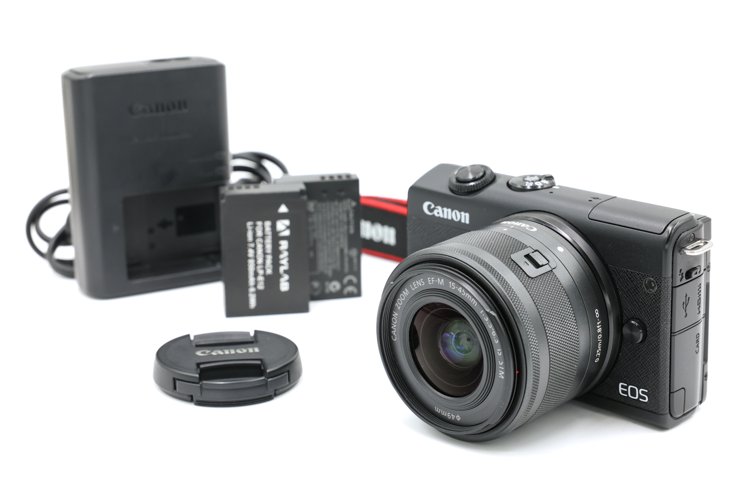 Беззеркальный фотоаппарат Canon EOS M200 Kit 15-45mm IS STM (состояние 5) (б/у)