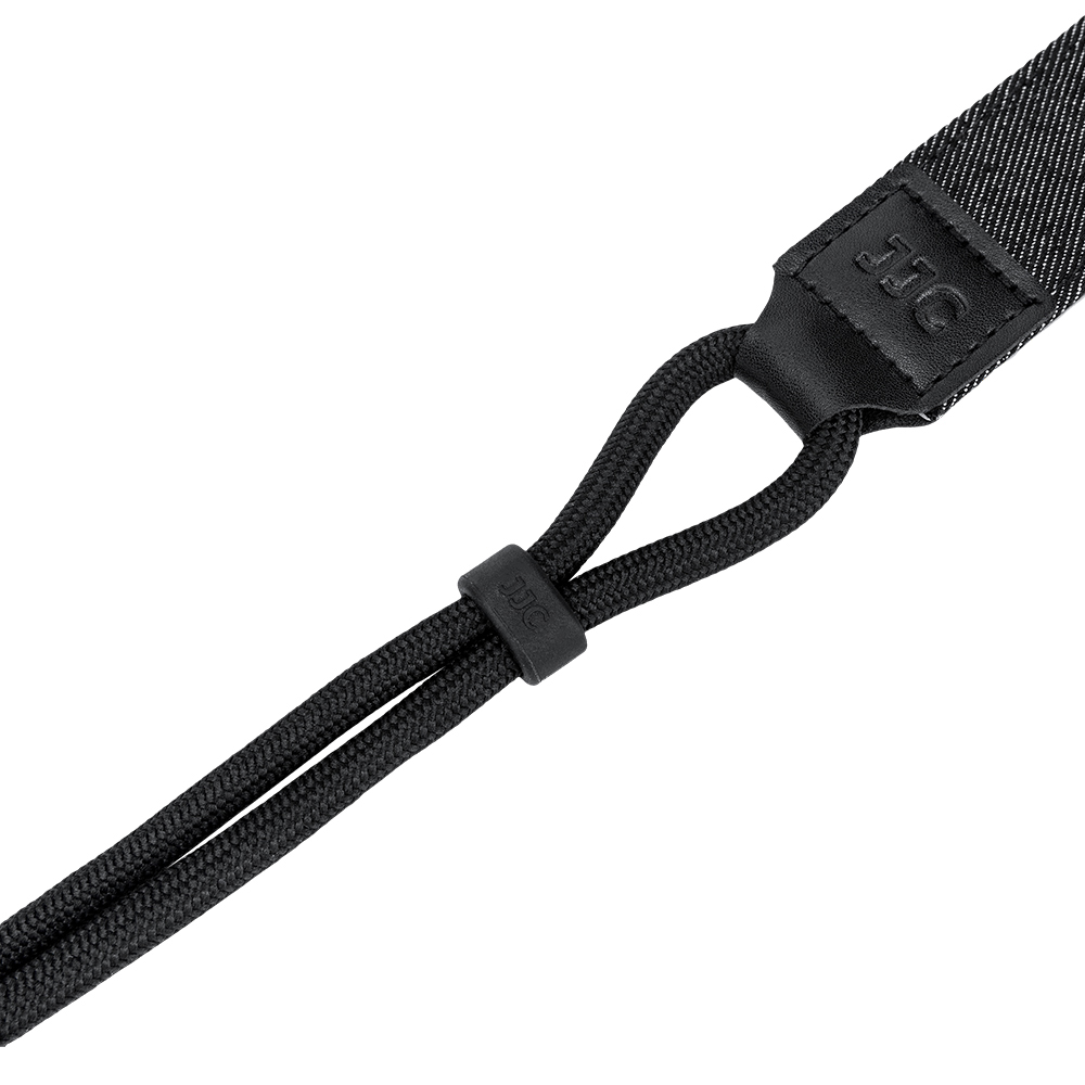 Ремень нашейный JJC FS-BKDS, 120 см, деним, черный