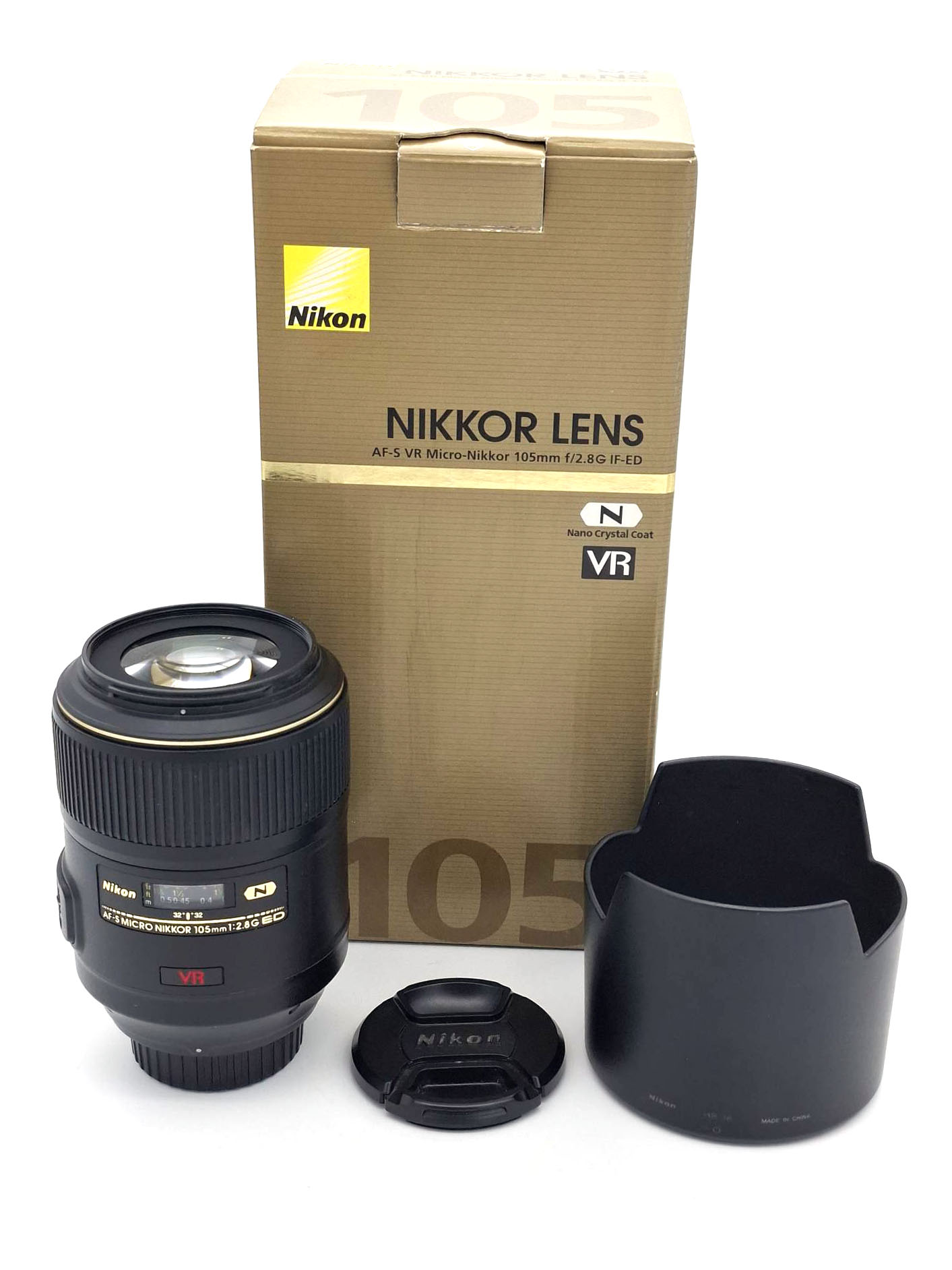 Объектив Nikon AF-S 105mm f/2.8G IF-ED VR Micro-Nikkor (состояние 5-) (б/у)