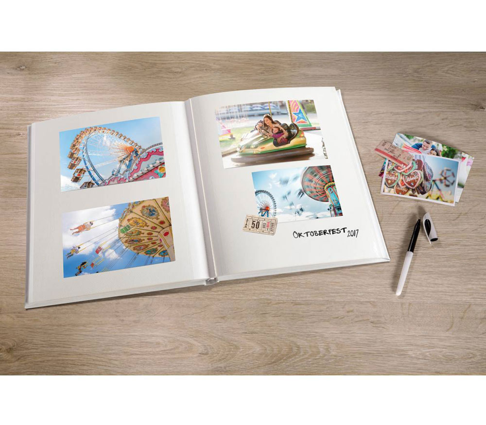 Фотоальбом Walther Магнитный 33x34 см, 50 страниц - "Fun Trend", синий