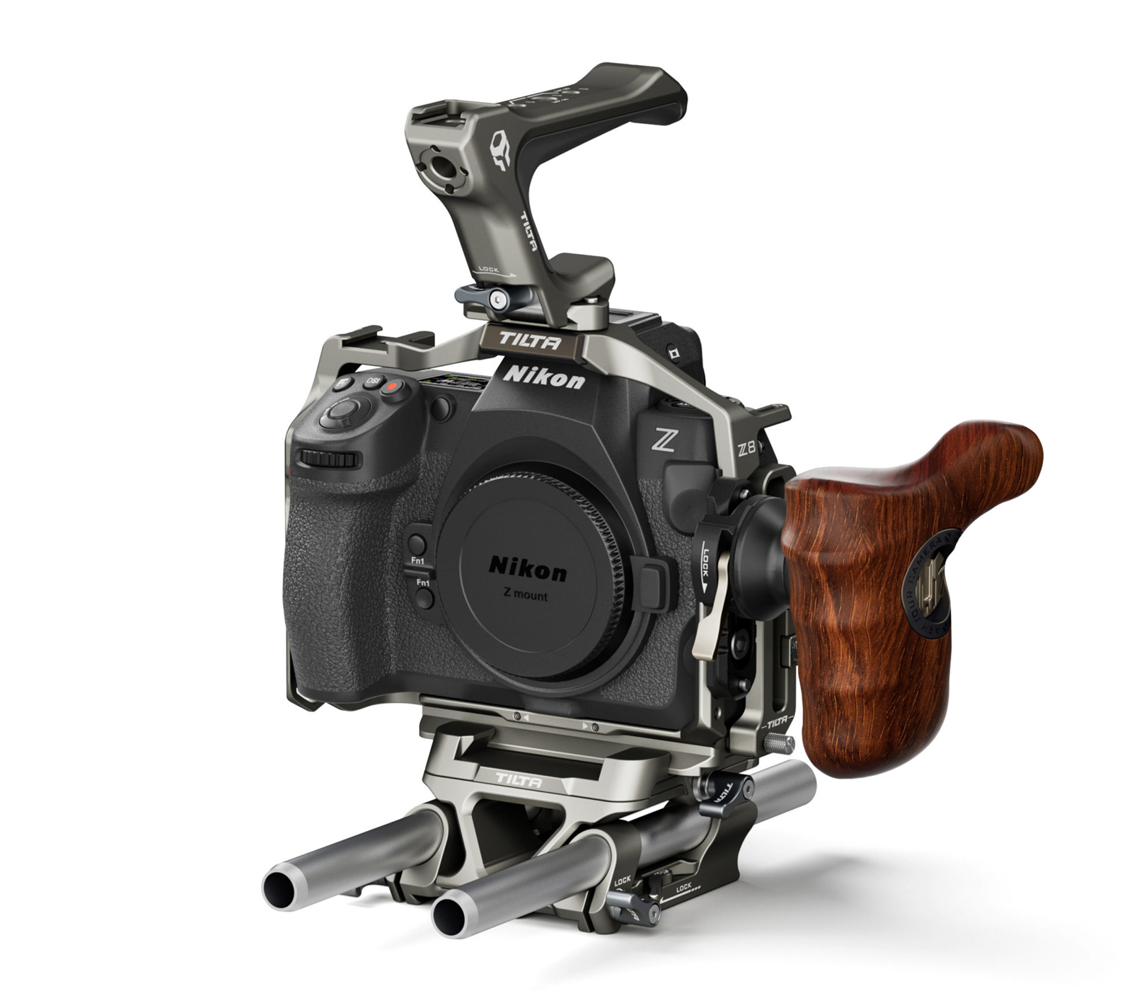 Клетка Tilta Camera Cage Pro Kit для Nikon Z8, титаново-серая