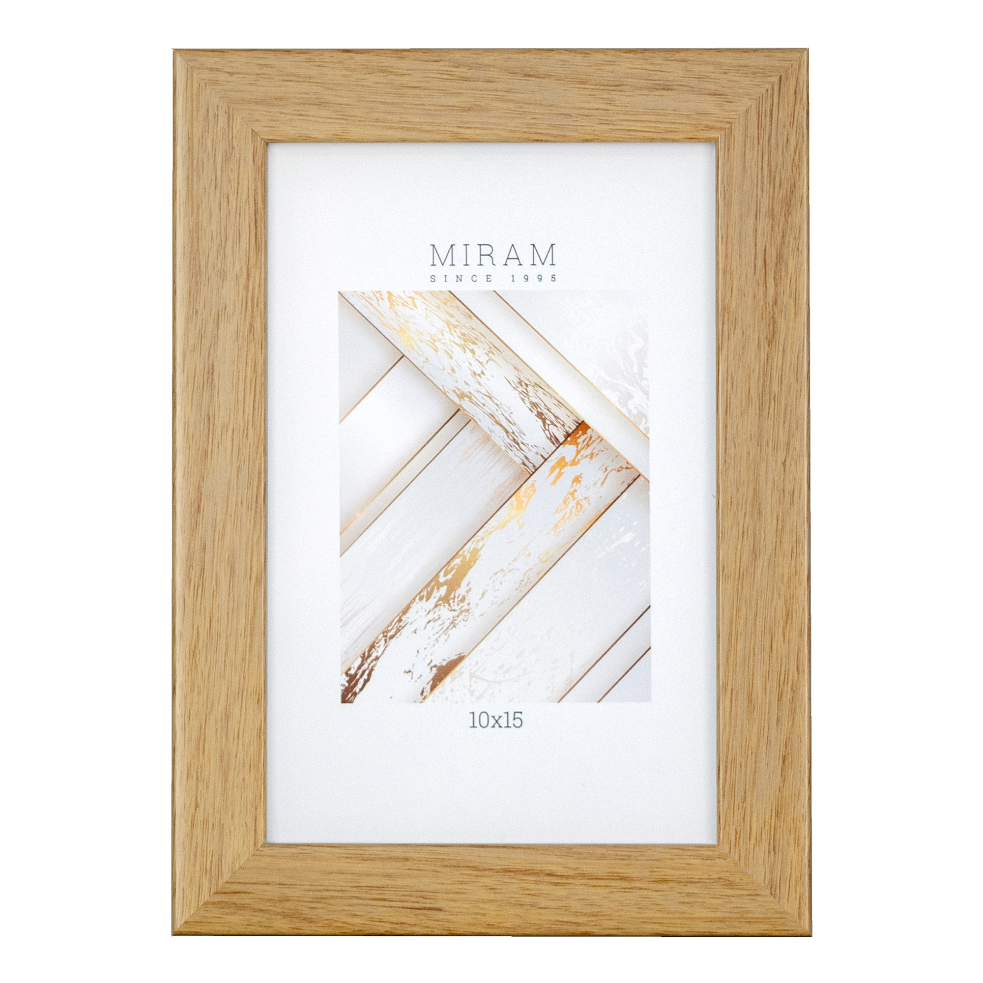 Фоторамка Мирам 10х15 см, светлый дуб (641844-4)