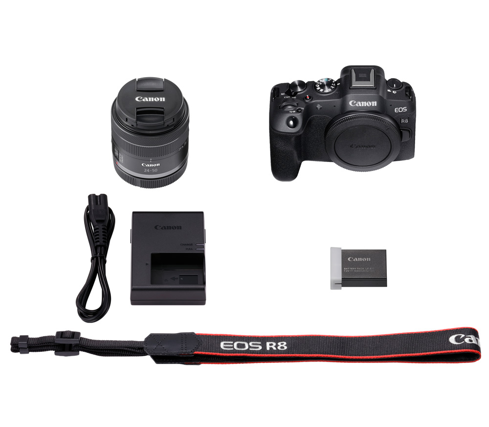 Беззеркальный фотоаппарат Canon EOS R8 Kit RF 24-50mm IS STM