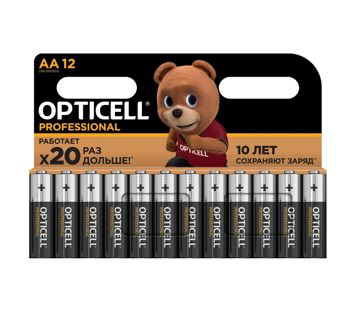Батарейки Opticell AA Professional, 12 шт.
