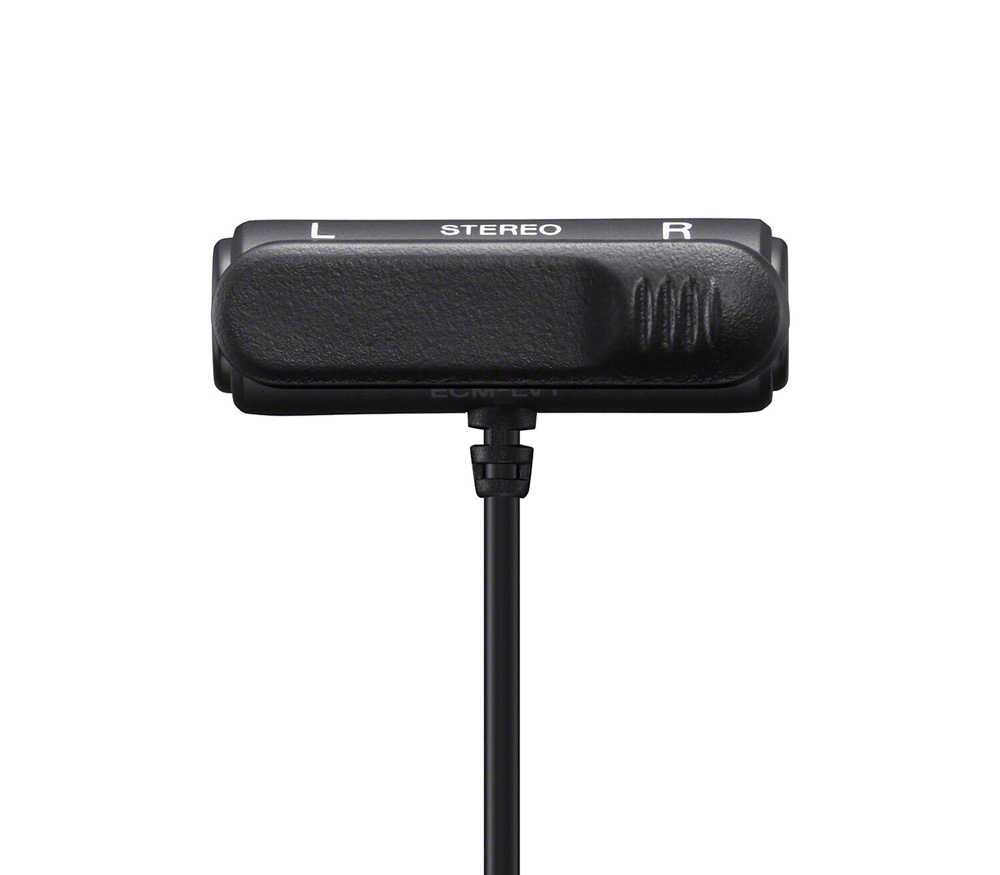 Микрофон Sony ECM-LV1, петличный, стерео, 3.5 мм (уцененный)