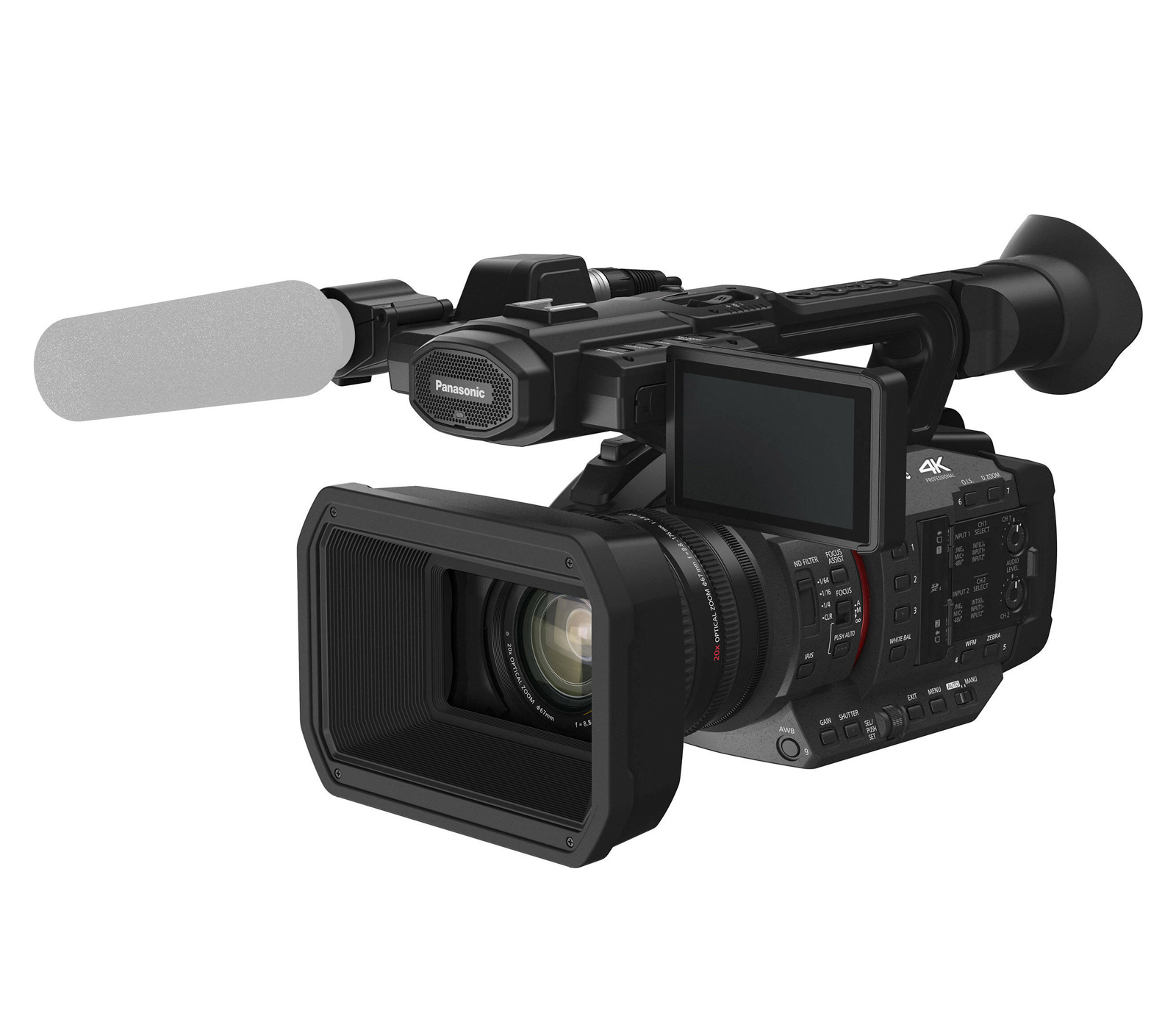 Видеокамера Panasonic AG-X20 ED (англ. меню)