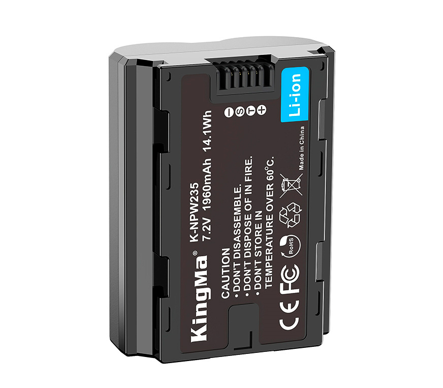 Зарядное устройство Kingma BM058 + 2 аккумулятора NP-W235 (1960mAh) (уцененный)