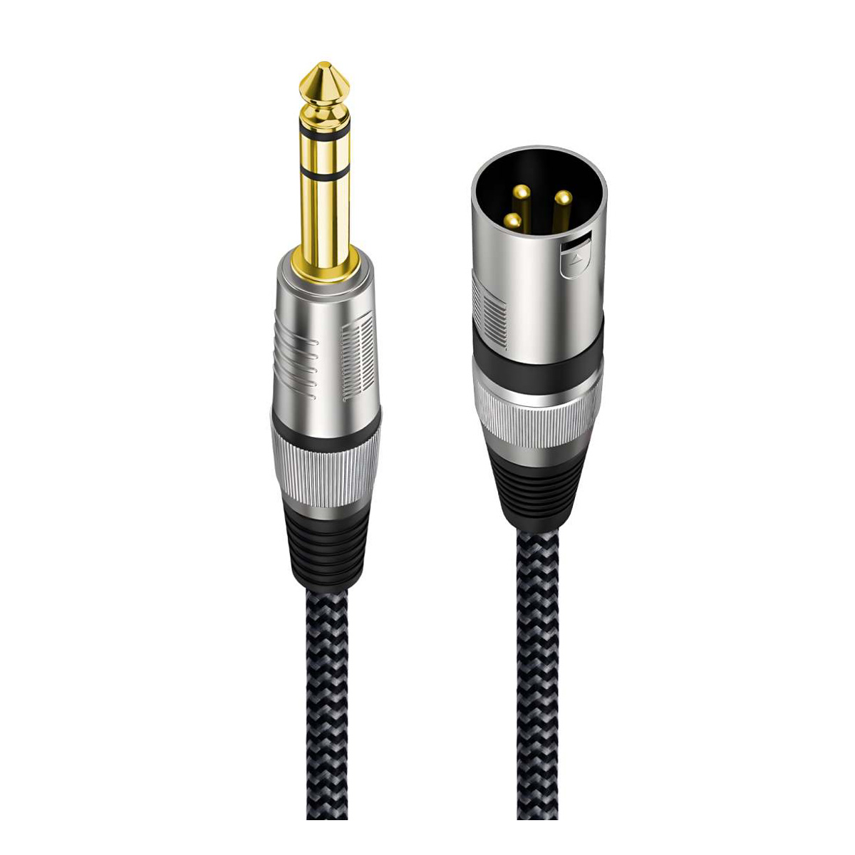 Кабель Caweon Visario XLR Male / Jack 6.3 мм, длина 3 м (NI-3M)