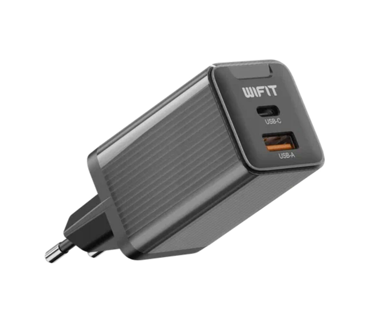 Сетевое зарядное устройство Wifit GC2 65W, GaN, USB A + Type-C, черный