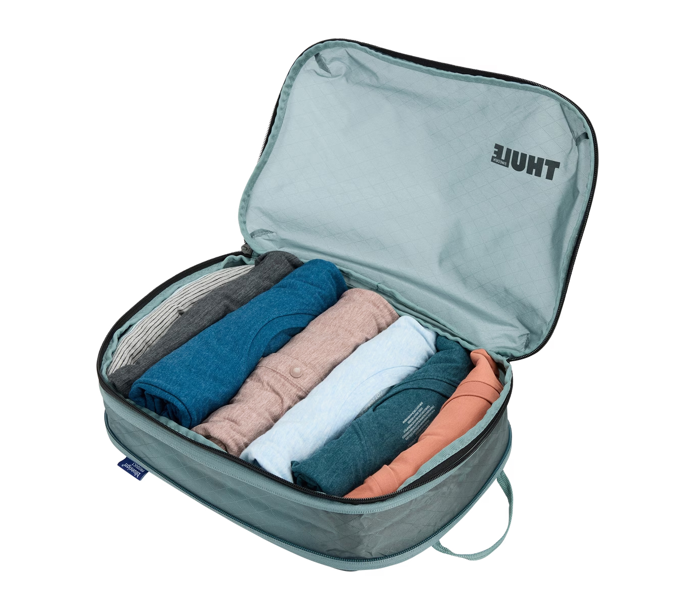Сумка Thule Compression Packing Cube Medium, цвет: Pond Gray