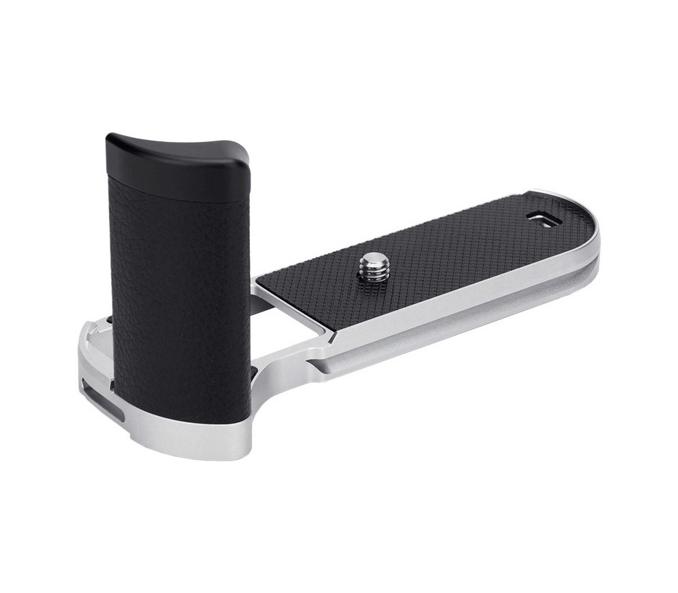 Дополнительный хват JJC HG-XT50 Silver, для Fujifilm X-T50, серебристый