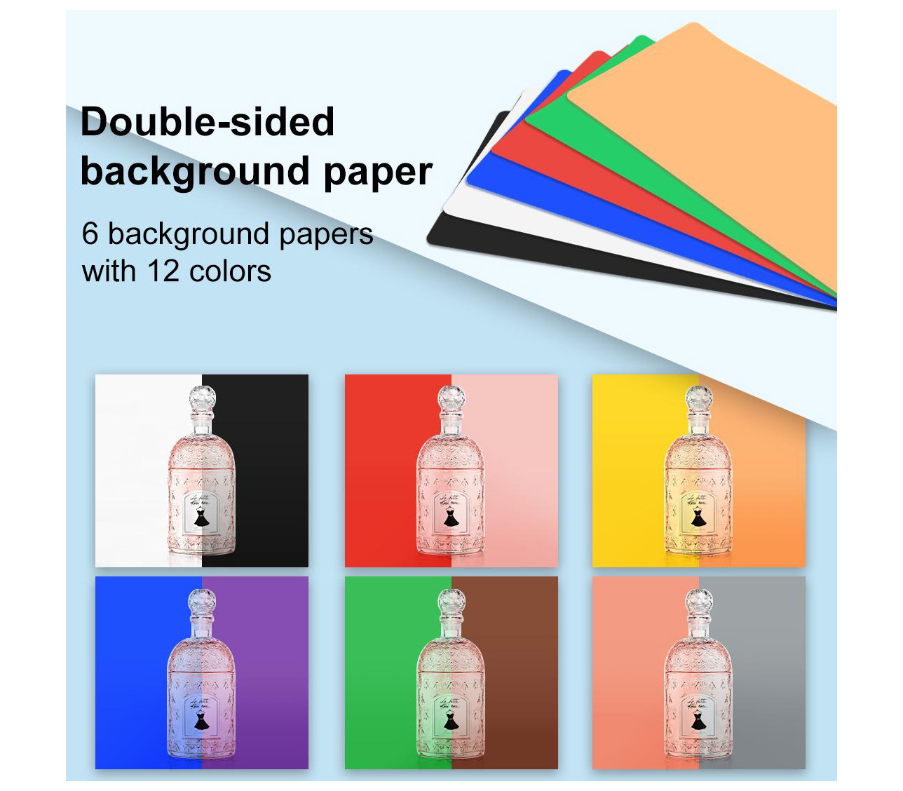 Фотобокс Puluz 50 см, с кольцевой подсветкой 30Вт и 6 фонами