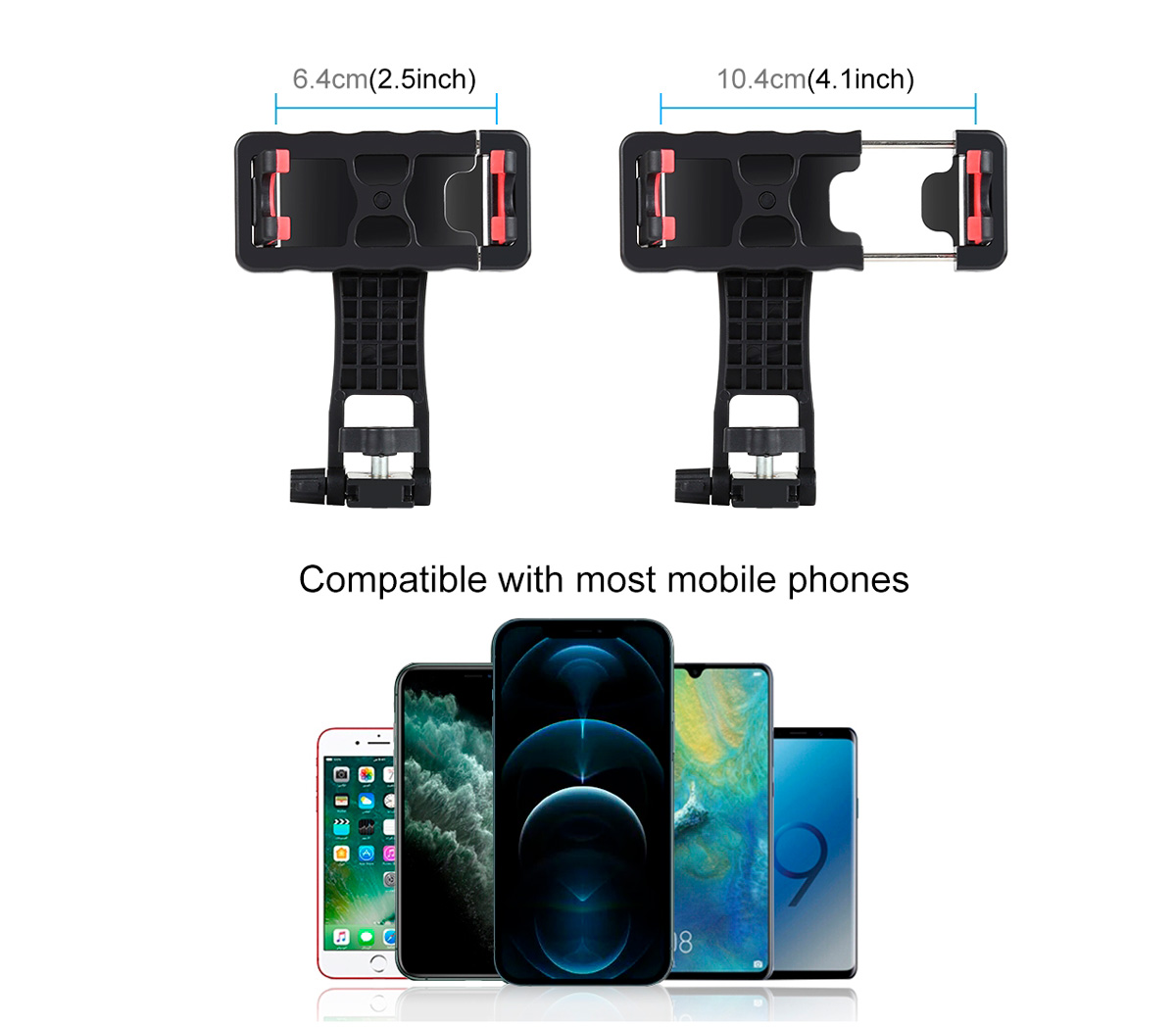 Держатель для телефона Puluz PU536B, в башмак, с регулировкой ориентации