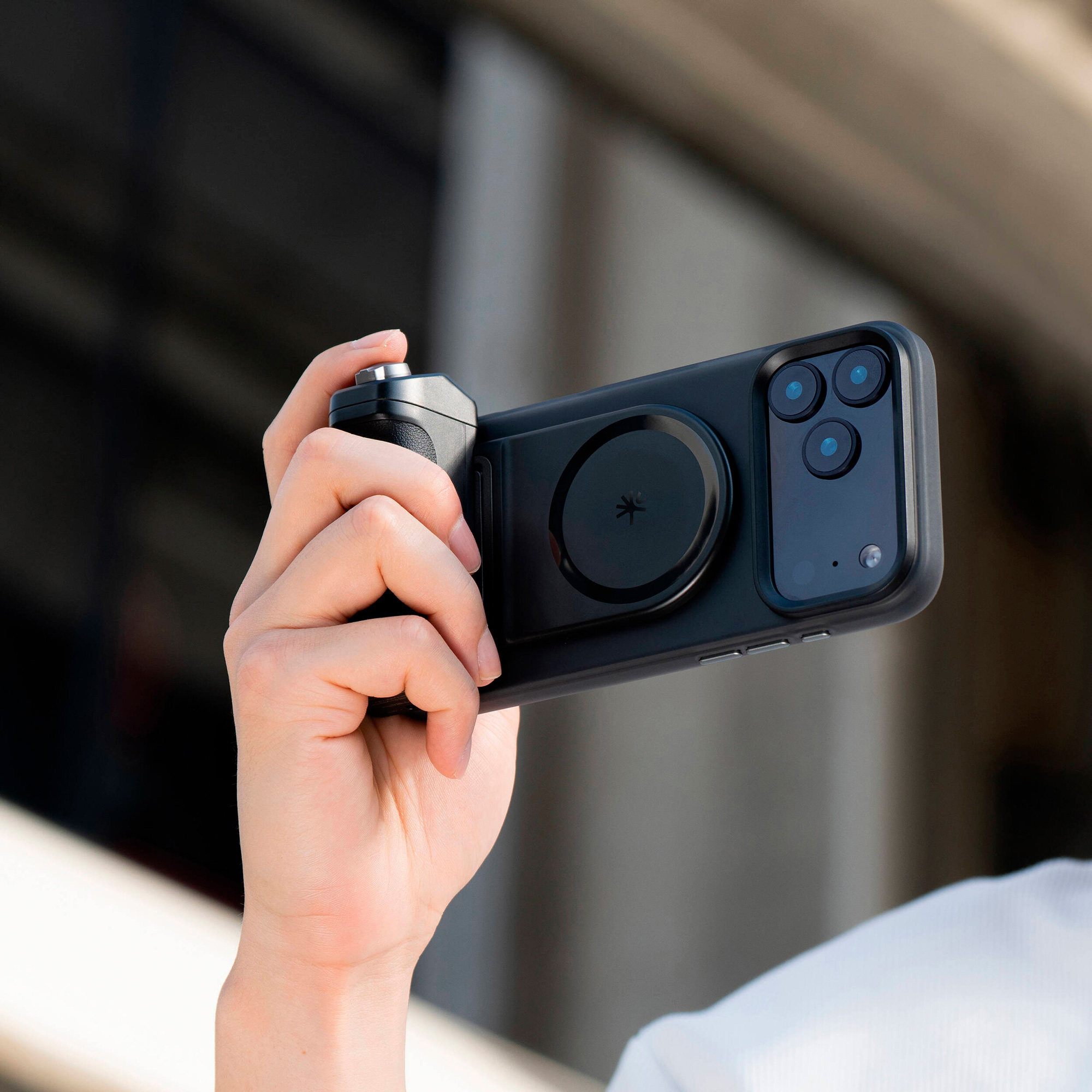 Рукоятка для смартфона PGYTECH MagCam 2 Phone Grip Classic Black, MagSafe
