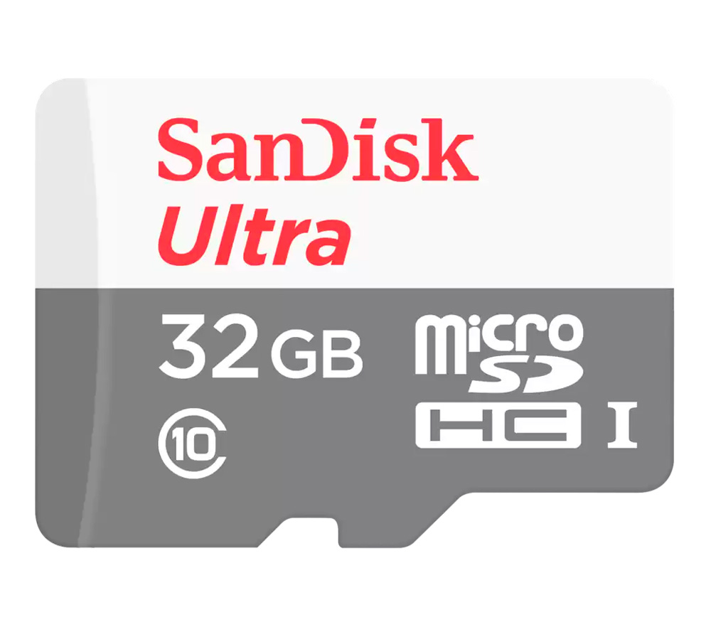 Карта памяти SanDisk MicroSDXC 32GB Class10 Ultra 100 МБ/s без адаптера